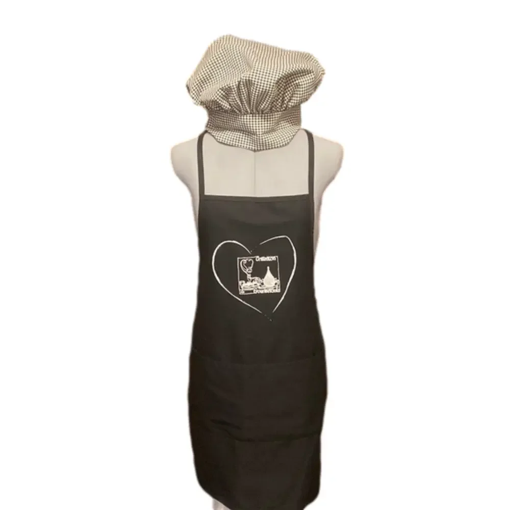**Bundle** Chef / Cooks Velcro Hat with Apron